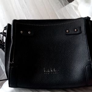 Black handbag